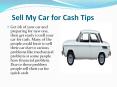 Sell My Car for Cash Tips