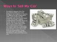ways to sell my car fast