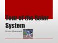 Tour of the Solar System