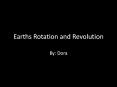 Rotation and Revolution