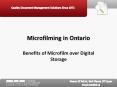 Microfilming in Ontario: Benefits of Microfilm over Digital Storage