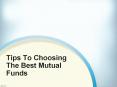 Tips To Choosing The Best Mutual Funds