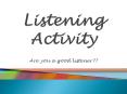 Active Listening Intro