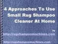 How Small Carpet Shampoo Machine May Help Save You Funds And Space