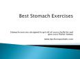 best stomach exercise