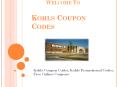 Kohls Coupon Codes
