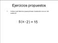 Guía de ecuaciones II. Ejercicio propuesto