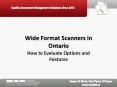 Wide Format Scanners in Ontario - MES Hybrid