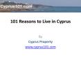 101 Reasons to Live in Cyprus