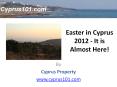 Easter in Cyprus 2012 - It is Almost Here!
