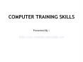 Computer Training Skill