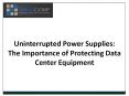 Uninterruped Power Supplies - DP Air