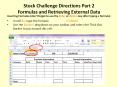 Part 2 Stock Challenge