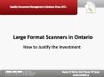 Large Format Scanners in Ontario:  How to Justify the Investment