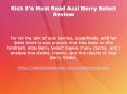 Rick B's Must Read Acai Berry Select Review