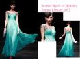 Several Styles of Stunning Formal Dresses 2012