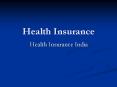 Health Insurance - PPT Presentation