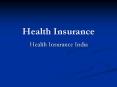 Health Insurance - PPT Presentation