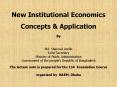 New Institutional Economics ppt
