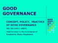 Good Governance  ppt