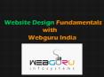 Website design fundamentals with webguru india