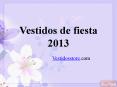 vestidos fiesta 2013
