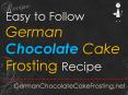 Easy to Follow German Chocolate Cake Frosting Recipe