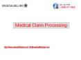 medical claims processing | online medical billing and coding services