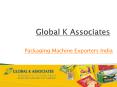 Packaging machine exporters and manufacturer india