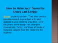 How to Make Your Favourite Shoes Last Longer | shoes