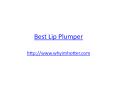 Best Lip Plumper