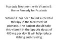 Herbal cure and home remedies for psoriasis