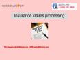 Insurance claims processing