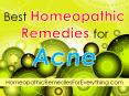 Best Homeopathic Remedies for Acne