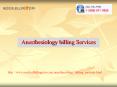 anesthesiology billing services