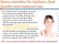 Home remedies for halitosis (bad breath) and treatment tips