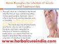 Home Remedies for infection of tonsils and Treatment tips