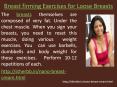 Breast firming Exercises for Loose Breasts