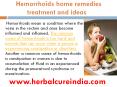 Hemorrhoids home remedies treatment and ideas