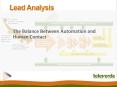 Lead Analysis:  The Balance Between Automation and Human Contact