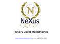 24V - 24' FT. Motorhomes by NeXus RV - Factory Direct
