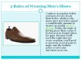 5 Rules of Wearing Men's Shoes | shoes