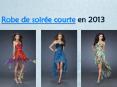robe de soirée courte en 2013