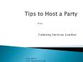 Tips To Host A Party!
