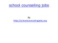 school counseling jobs
