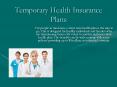Temporary Health Insurance Plans