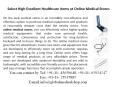 Medical Stores - Online Medical Products - Medical Shop