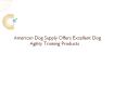 American Dog Supply Offers Excellent Dog Agility Training Products