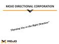 Directional Drilling Services | Oil Drilling Services | Gas Drilling Services | Drilling Training Courses | Project Management - MOJO Directional Corporation