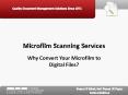 Microfilm Scanning Services:  Why Convert Your Microfilm to Digital Files